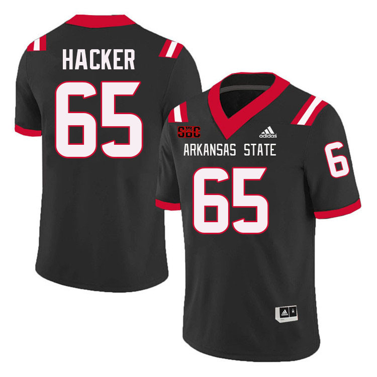 Noah Hacker Arkansas State Jersey,Arkansas State Red Wolves Football Uniforms,Jersey-Black